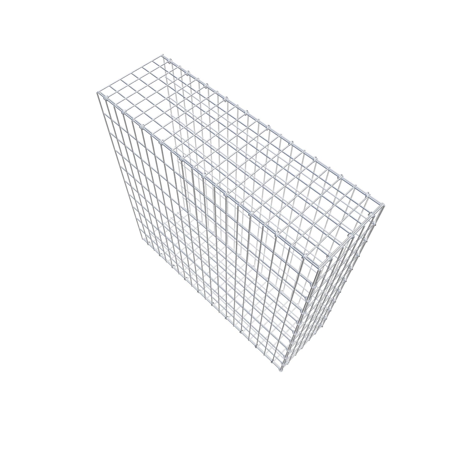 Gabbione aggiuntivo tipo 2 100 cm x 100 cm x 30 cm, maglia 5 cm x 10 cm, anello a C