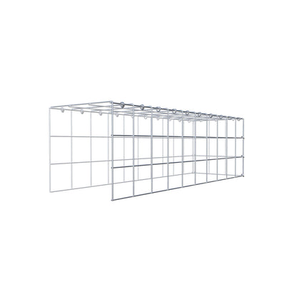 Fourche rapportée type 4 100 cm x 30 cm x 30 cm (L x H x P), mailles 10 cm x 10 cm, anneau C