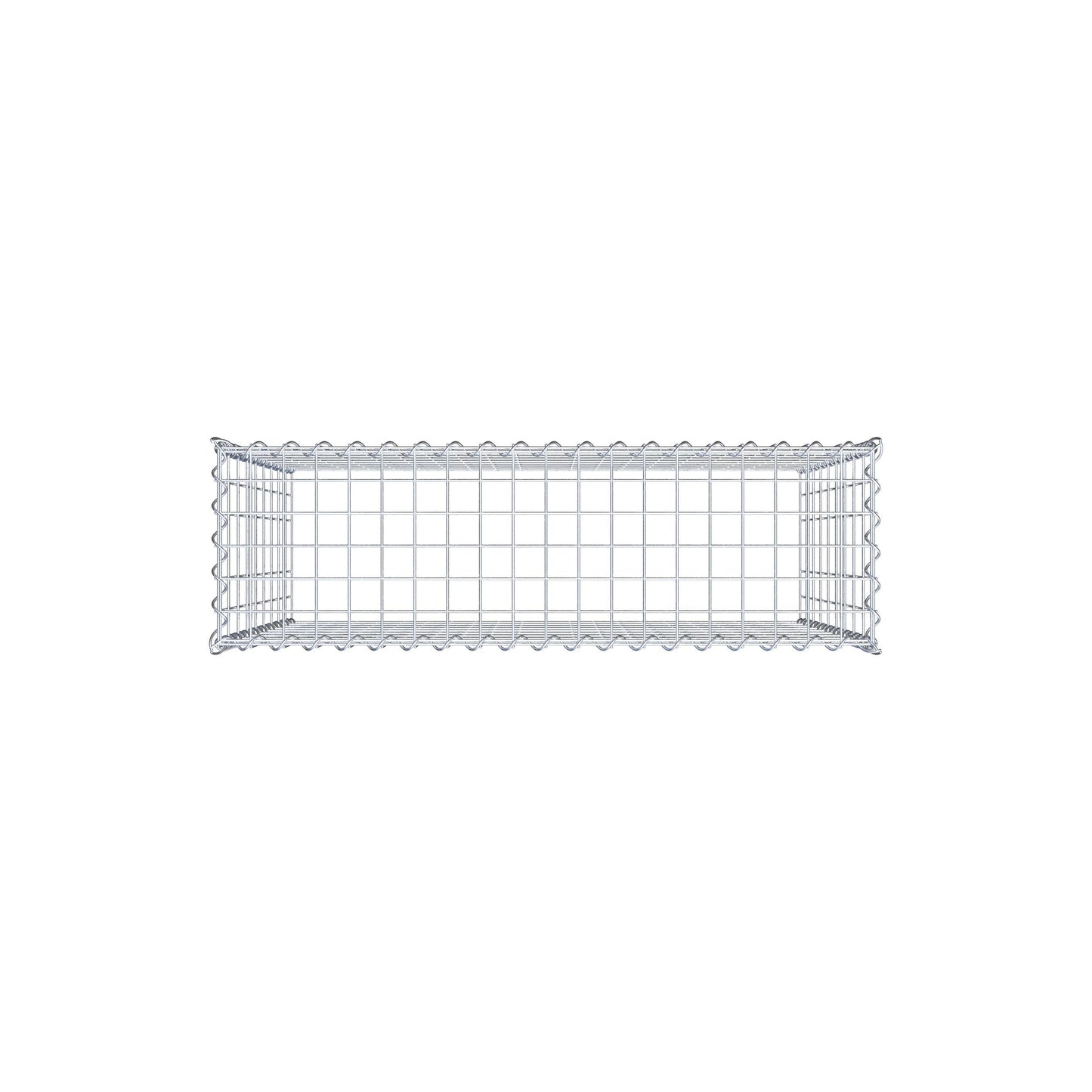 Gabbione aggiuntivo tipo 3 100 cm x 90 cm x 30 cm (L x H x P), maglia 5 cm x 10 cm, spirale
