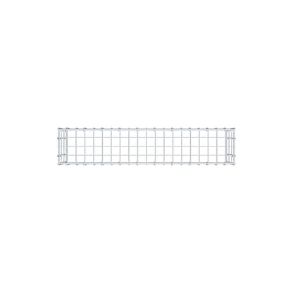 Gabbione aggiuntivo di tipo 3 100 cm x 30 cm x 20 cm (L x H x P), maglia 5 cm x 10 cm, anello a C