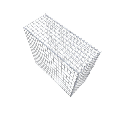 Opvokset gabion type 4 100 cm x 100 cm x 40 cm (L x H x D), maskestørrelse 5 cm x 10 cm, spiral