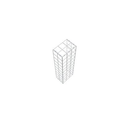 Type 2 oplegkorf 100 cm x 20 cm x 30 cm (L x H x D), maaswijdte 10 cm x 10 cm, C-ring