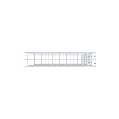 Extra gabion typ 4 200 cm x 100 cm x 20 cm (L x H x D), maskstorlek 5 cm x 10 cm, C-ring
