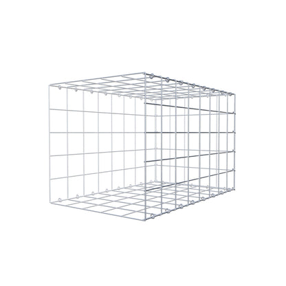 Gabião tipo 2 80 cm x 50 cm x 50 cm (C x A x P), malhagem 10 cm x 10 cm, anel C