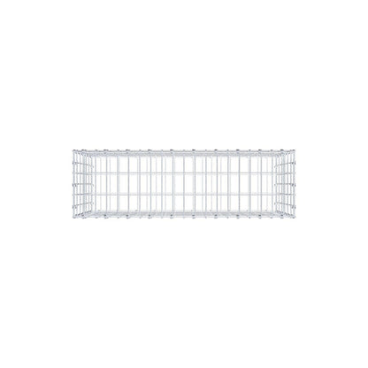 Gabion 100 cm x 60 cm x 30 cm (L x H x P), mailles 5 x 10 cm, anneau en spirale