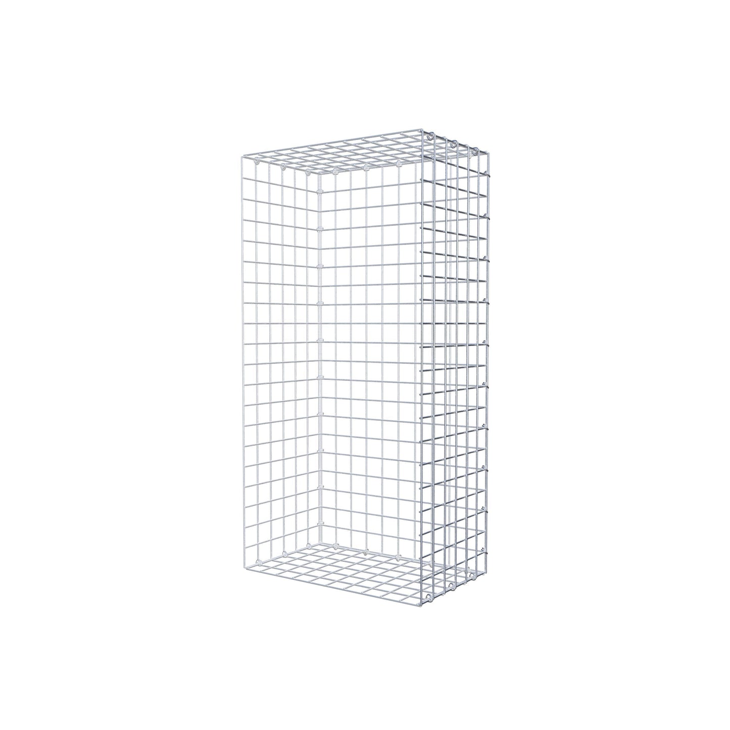 Gabião Tipo 2 100 cm x 30 cm x 50 cm (C x A x P), malhagem 5 cm x 5 cm, anel C
