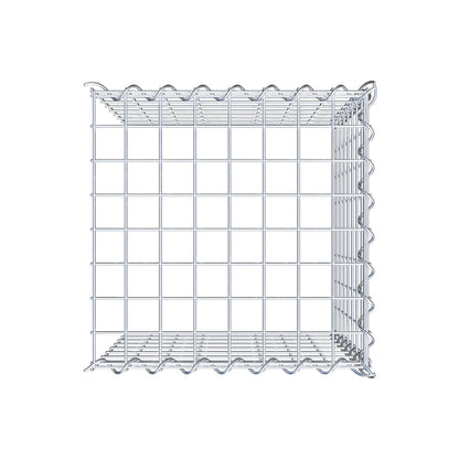 Gabião tipo 4 40 cm x 40 cm x 40 cm (C x A x P), malhagem 5 cm x 5 cm, espiral