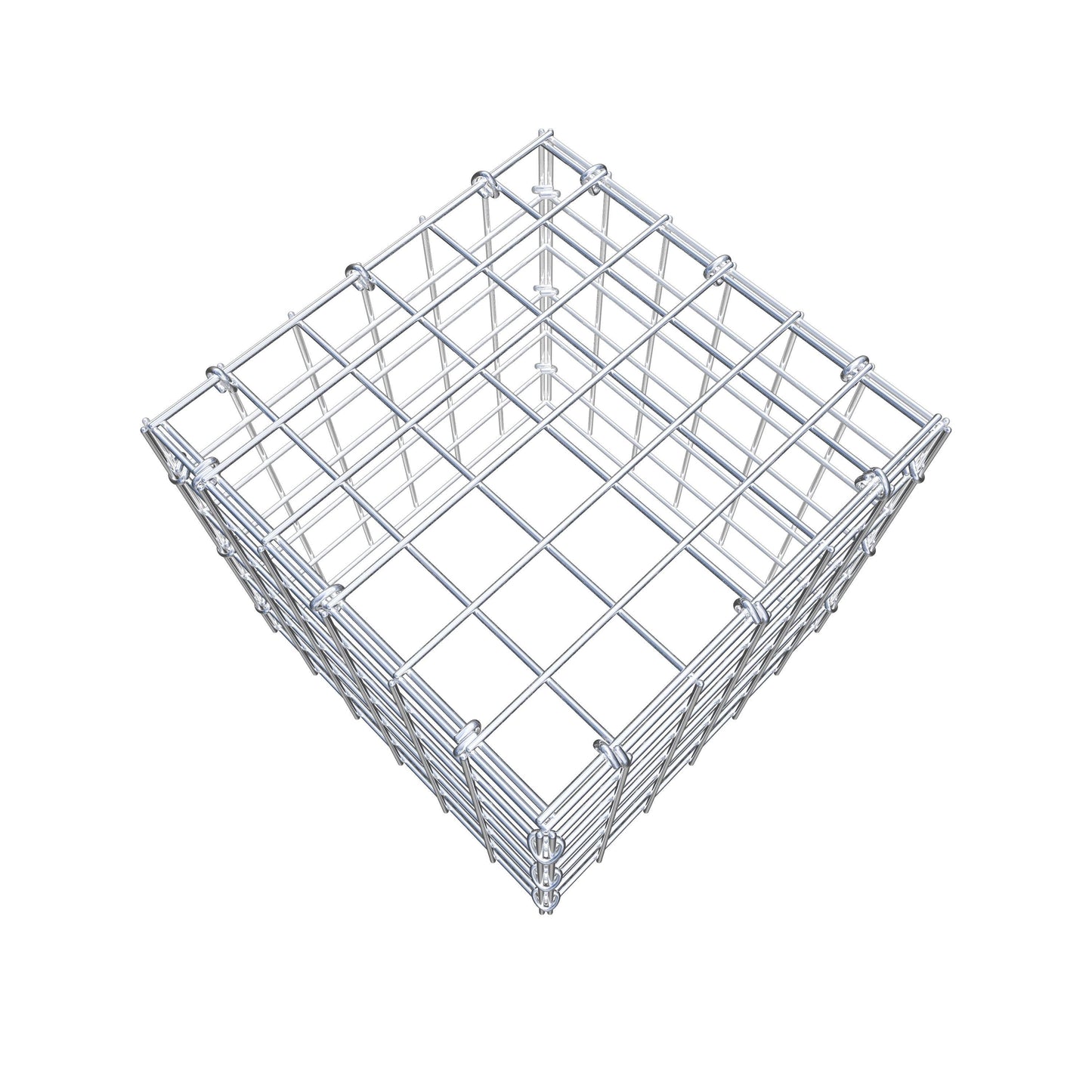 Gavión adicional tipo 3 30 cm x 30 cm x 30 cm (L x A x P), malla 5 cm x 5 cm, anillo en C