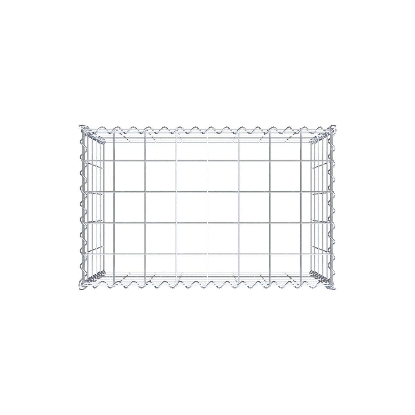 Gabbione aggiuntivo tipo 3 80 cm x 50 cm x 50 cm (L x H x P), dimensione maglia 10 cm x 10 cm, a spirale