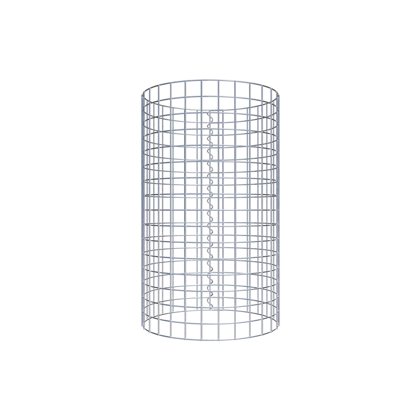 Coluna de gabião redonda 47 cm de diâmetro, 80 cm de altura, malhagem 5 cm x 5 cm