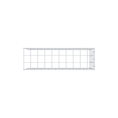 Gabião Tipo 4 100 cm x 50 cm x 30 cm (C x A x P), malhagem 10 cm x 10 cm, anel C
