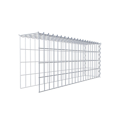 Gabião tipo 4 100 cm x 40 cm x 20 cm (C x A x P), malhagem 5 cm x 10 cm, espiral
