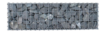 Gabion 100 cm x 30 cm x 30 cm (L x H x P), mailles 5 cm x 10 cm, spirale