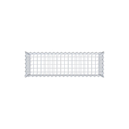 Gabione 100 cm x 40 cm x 30 cm (L x H x T), Maschenweite 5 cm x 5 cm, Spirale