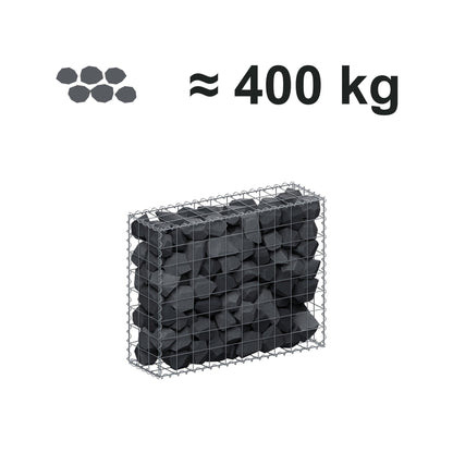 Gabion 100 cm x 80 cm x 30 cm (L x H x P), mailles 10 cm x 10 cm, spirale
