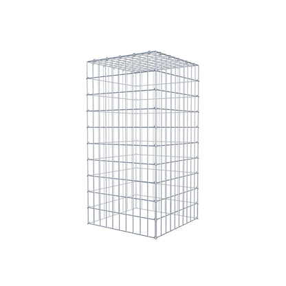 Gabião Tipo 3 100 cm x 50 cm x 50 cm (C x A x P), malhagem 5 cm x 10 cm, anel C