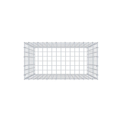 Gabião Tipo 3 100 cm x 80 cm x 40 cm (C x A x P), malhagem 5 cm x 10 cm, anel C