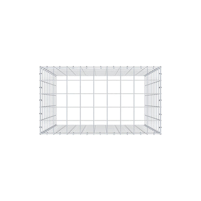 Fourche rapportée type 3 100 cm x 90 cm x 50 cm (L x H x P), mailles 10 cm x 10 cm, anneau C