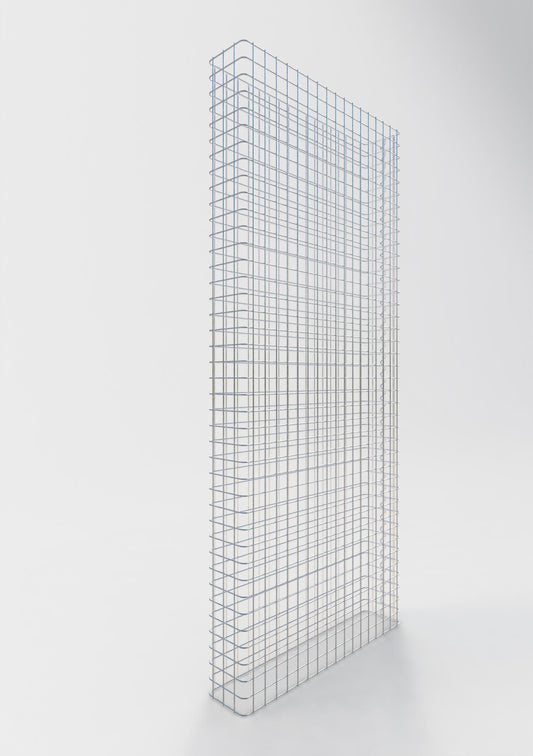 Clôture en gabion Longueur 87 cm, hauteur 160 cm, profondeur 17 cm, mailles 5 x 5 cm