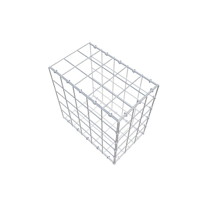 Gabbione aggiuntivo di tipo 2 50 cm x 50 cm x 30 cm (L x H x P), maglia 10 cm x 10 cm, anello a C