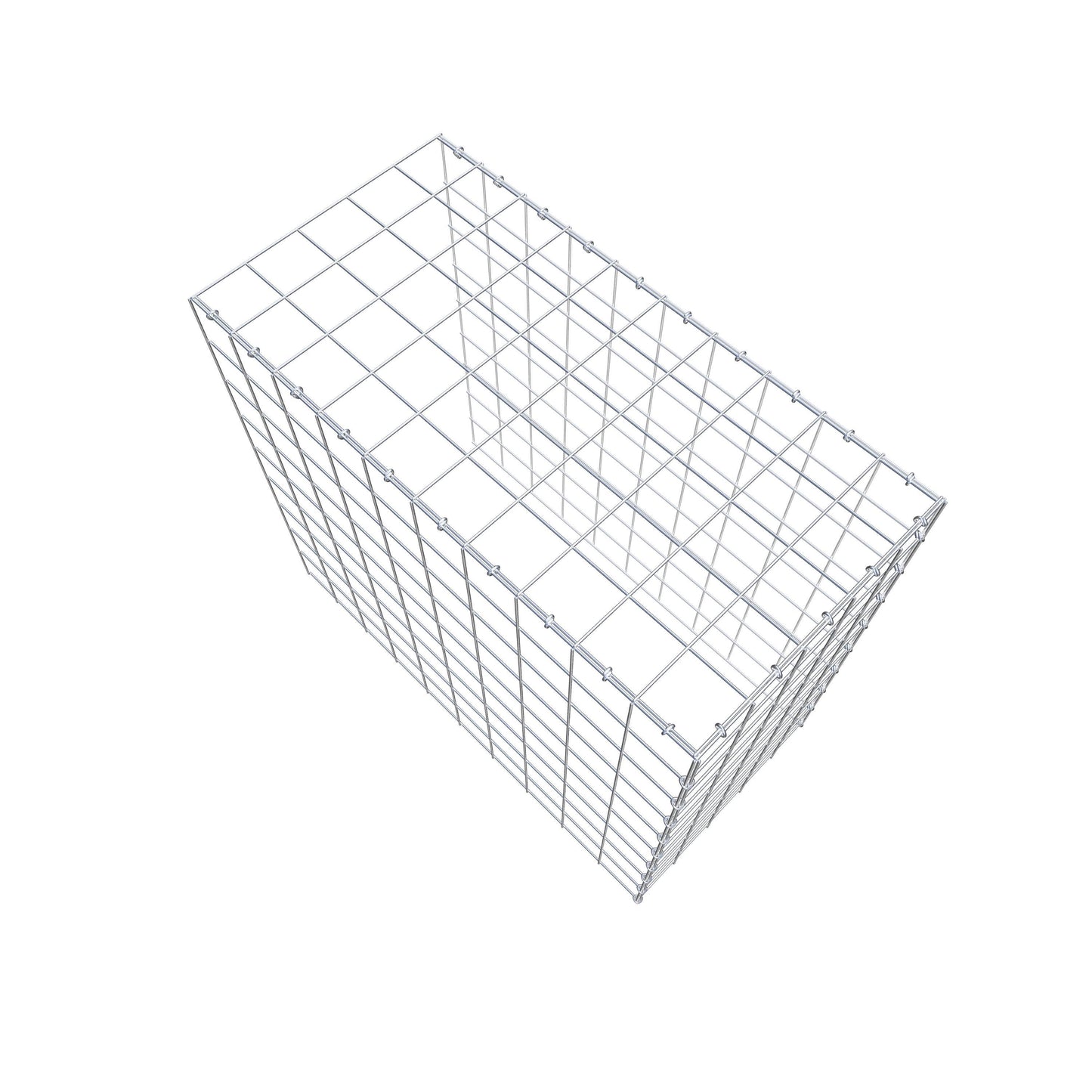 Gavión adicional tipo 4 100 cm x 90 cm x 50 cm (L x A x P), malla 10 cm x 10 cm, anillo en C
