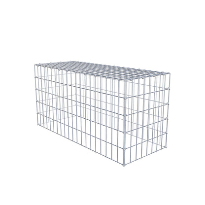 Gabbione aggiuntivo di tipo 3 100 cm x 50 cm x 40 cm (L x H x P), maglia 5 cm x 10 cm, anello a C
