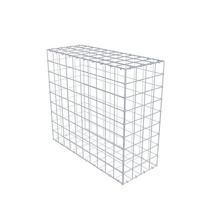 Gabion 100 cm x 90 cm x 40 cm (L x H x D), maskestørrelse 10 cm x 10 cm, C-ring