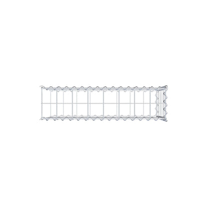 Grown-on gabion type 2 80 cm x 40 cm x 20 cm (L x H x D), mesh size 10 cm x 10 cm, spiral