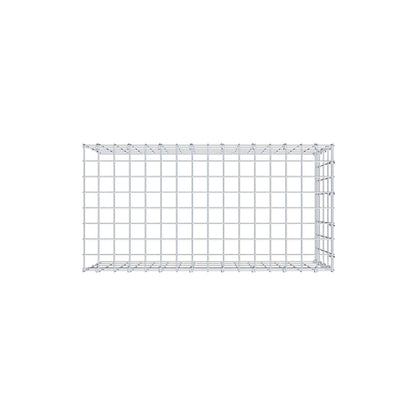 Mounted gabion type 4 80 cm x 40 cm x 40 cm (L x H x D), mesh size 5 cm x 10 cm, C-ring