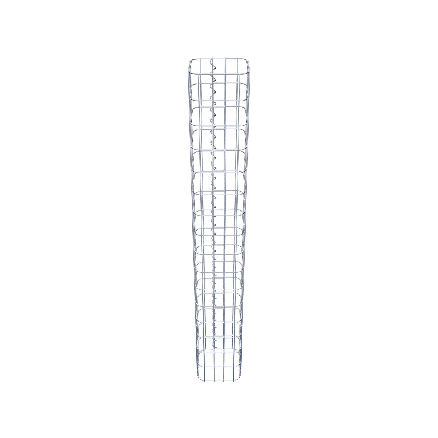 Gabionensäule eckig 22 cm x 22 cm, 160 cm Höhe, MW 5 cm x 10 cm