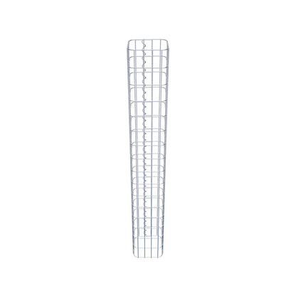 Gabionensäule eckig 22 cm x 22 cm, 160 cm Höhe, MW 5 cm x 10 cm