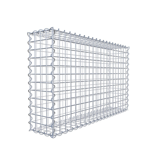 Gabion 100 cm x 60 cm x 20 cm (L x H x D), mesh size 5 cm x 5 cm, spiral