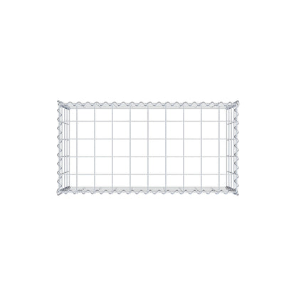 Gabião tipo 3 100 cm x 40 cm x 50 cm (C x A x P), malhagem 10 cm x 10 cm, espiral