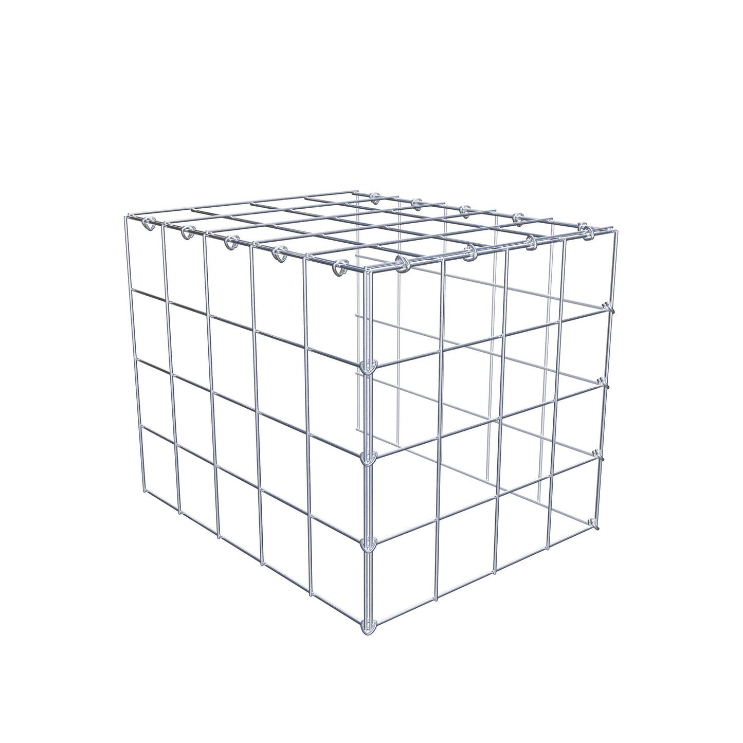 Gabião Tipo 4 50 cm x 40 cm x 40 cm (C x A x P), malhagem 10 cm x 10 cm, anel C