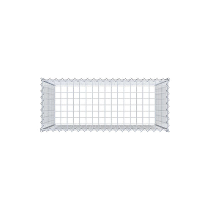 Gabbione aggiuntivo tipo 3 100 cm x 80 cm x 40 cm (L x H x P), dimensione maglia 5 cm x 5 cm, a spirale