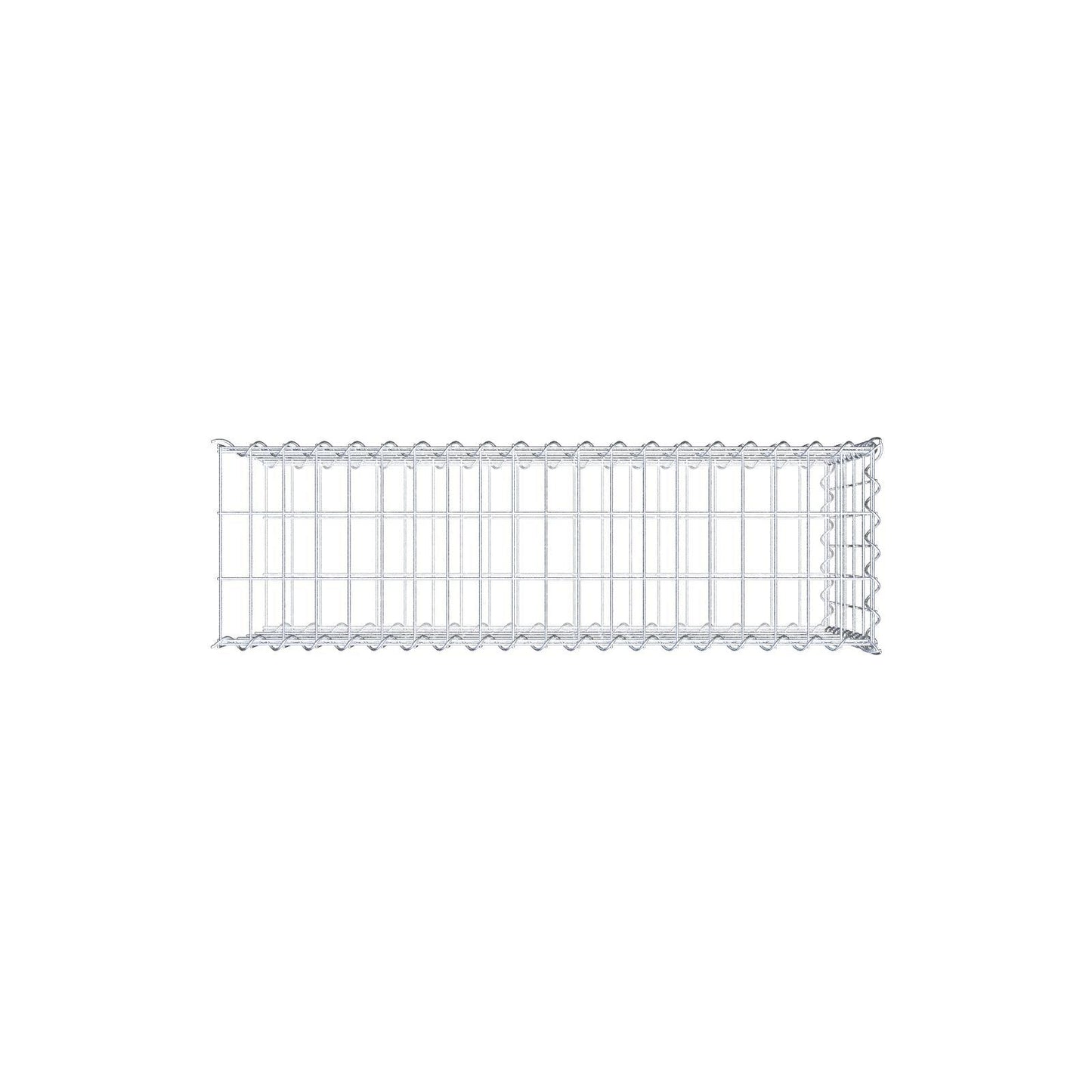 Gabbione aggiuntivo tipo 2 100 cm x 50 cm x 30 cm (L x H x P), dimensione maglia 5 cm x 10 cm, a spirale