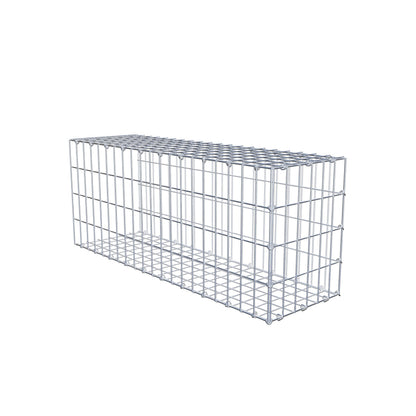 Fourche rapportée type 2 100 cm x 40 cm x 30 cm, mailles 5 cm x 10 cm, anneau en C