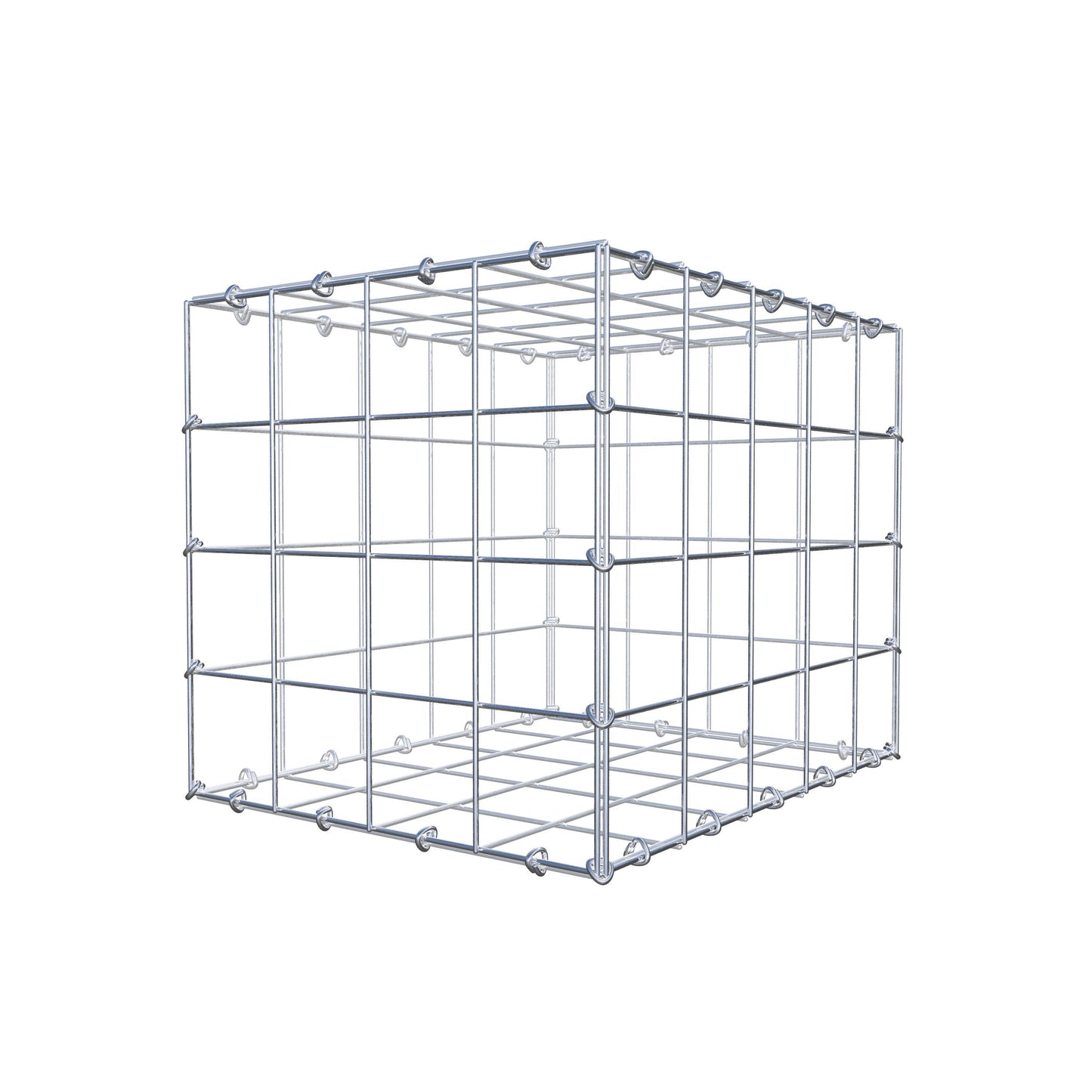 Gabion 50 cm x 40 cm x 40 cm (L x H x D), maskestørrelse 10 cm x 10 cm, C-ring
