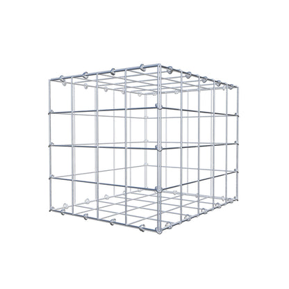 Gabion 50 cm x 40 cm x 40 cm (L x H x D), maskestørrelse 10 cm x 10 cm, C-ring