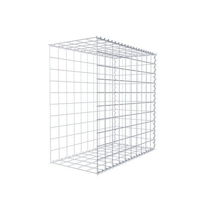 Gabião tipo 2 100 cm x 100 cm x 50 cm (C x A x P), malhagem 10 cm x 10 cm, espiral