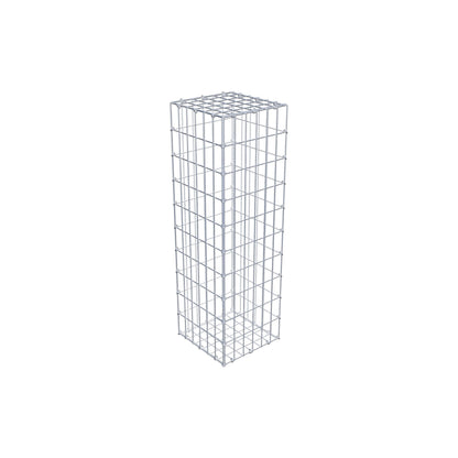 Gabion 100 cm x 30 cm x 30 cm (L x H x P), mailles 5 cm x 10 cm, anneau en C