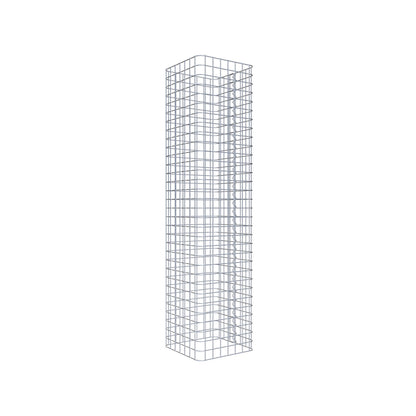 Schanskorfzuil hoekig 37 cm x 37 cm, 160 cm hoog, MW 5 cm x 5 cm
