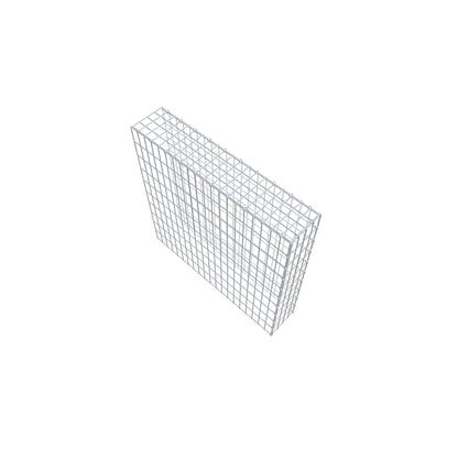 Gabbione aggiuntivo tipo 4 100 cm x 100 cm x 20 cm (L x H x P), maglia 5 cm x 10 cm, anello a C