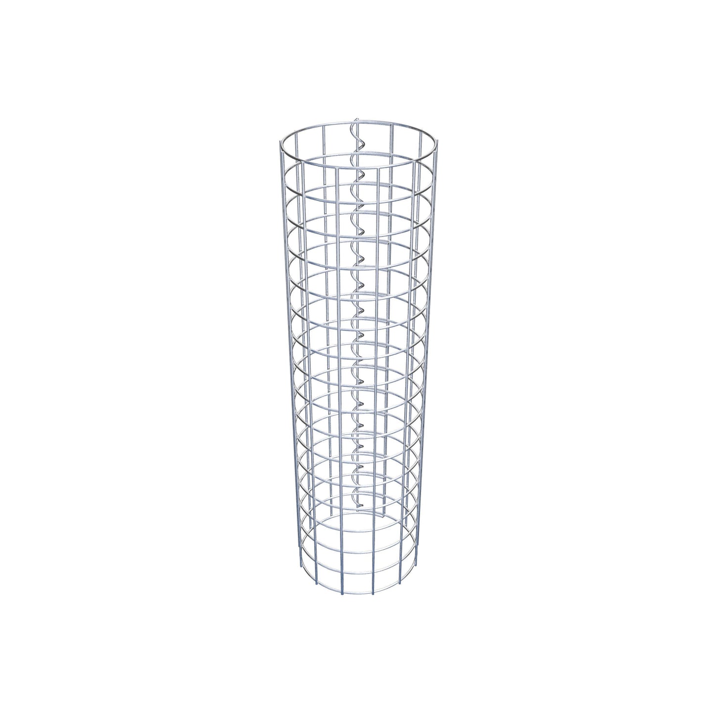 Gabionensäule rund 22 cm Durchmesser, 80 cm Höhe, Maschenweite 5 cm x 5 cm