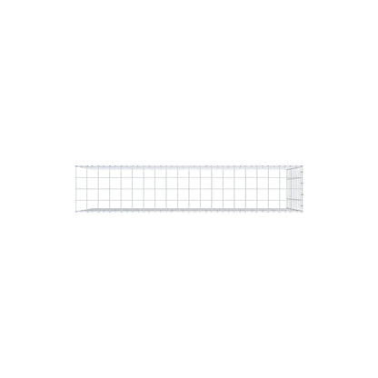 Monteret gabion type 4 200 cm x 100 cm x 40 cm (L x H x D), maskestørrelse 10 cm x 10 cm, C-ring