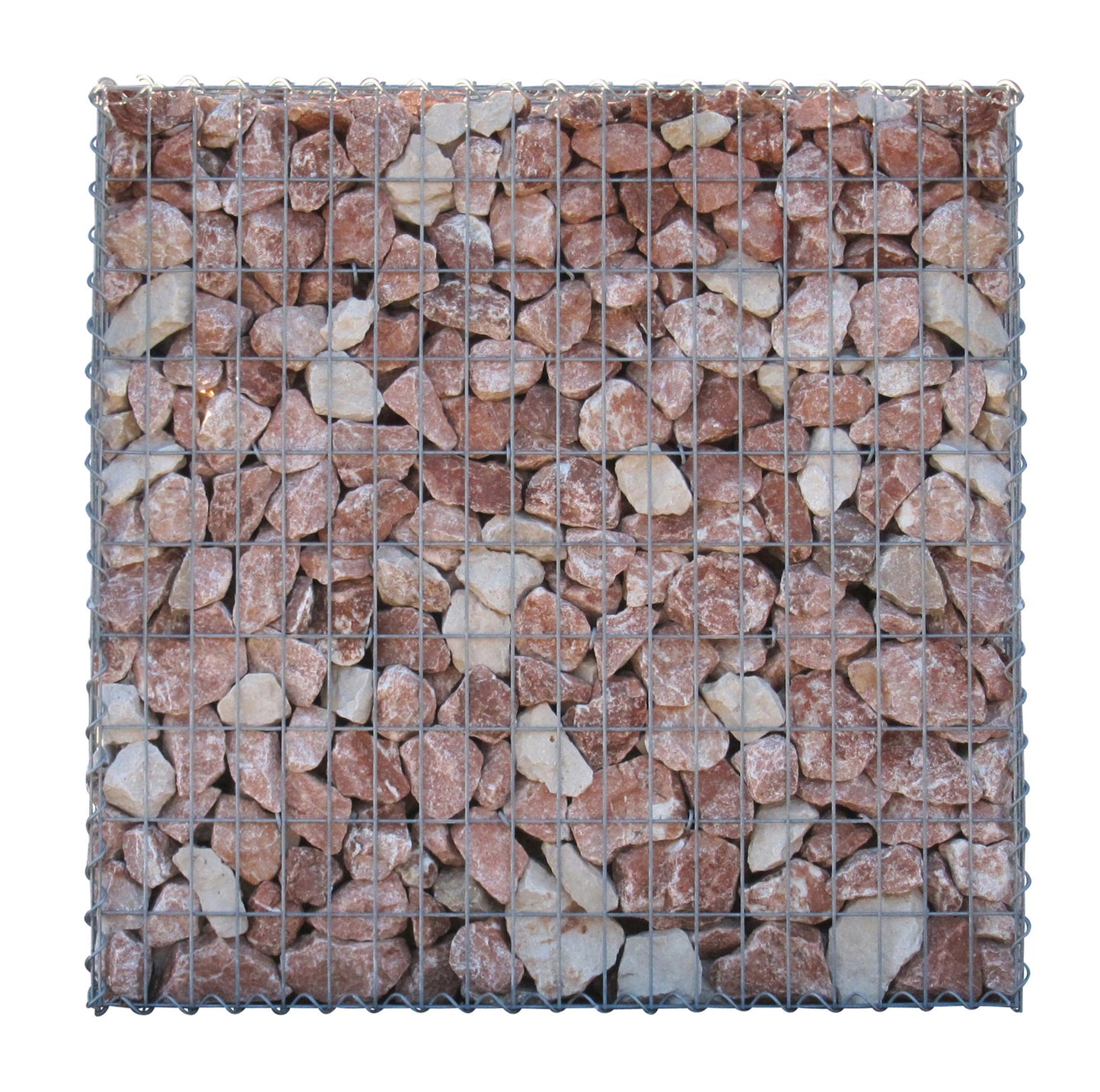 Gabião 100 cm x 100 cm x 30 cm (C x A x P), malhagem 5 cm x 10 cm, anel C