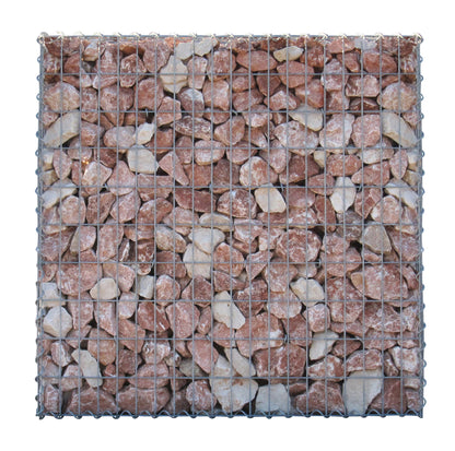 Gabião 100 cm x 100 cm x 30 cm (C x A x P), malhagem 5 cm x 10 cm, anel C