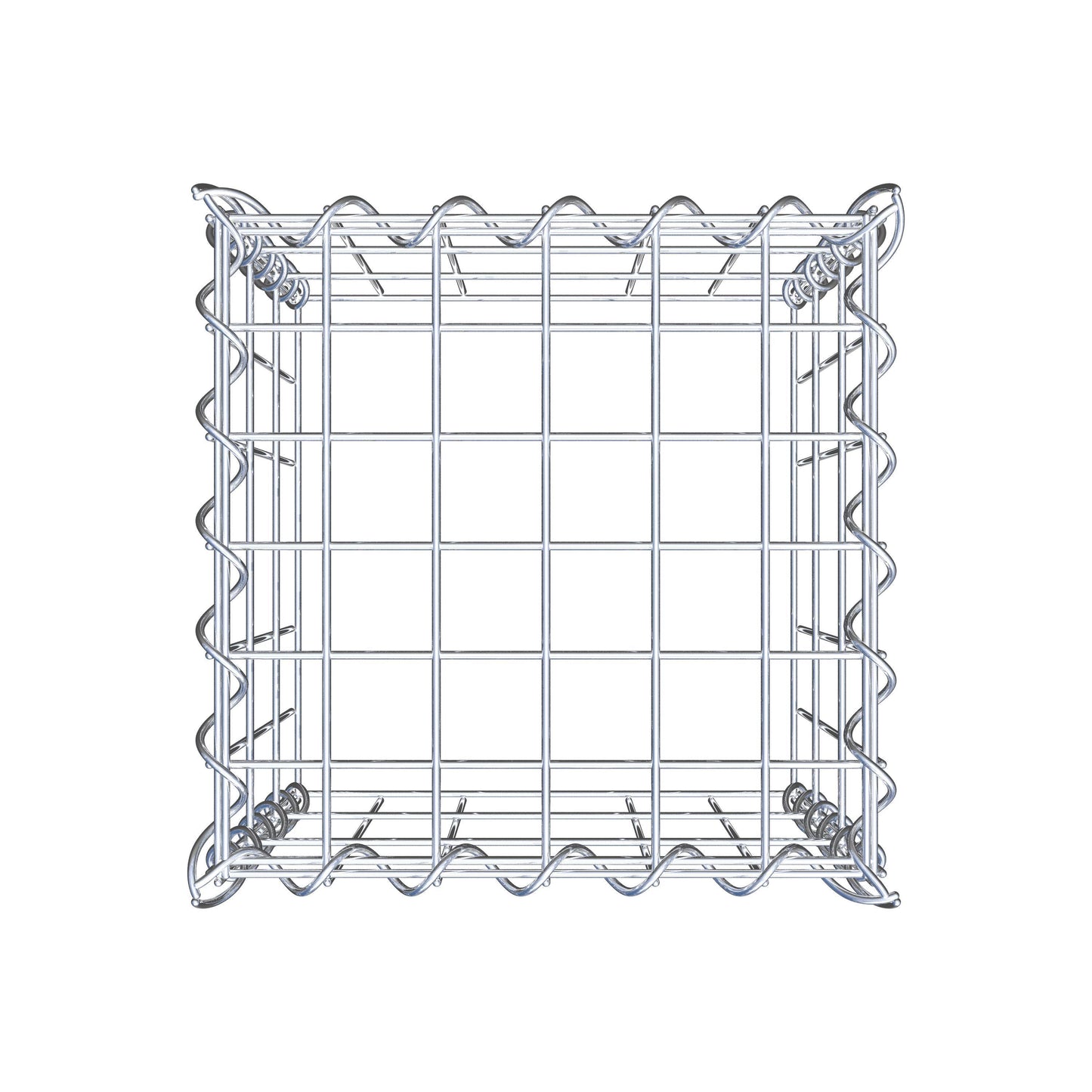 Gavión adicional tipo 3 30 cm x 30 cm x 30 cm (L x A x P), malla 5 cm x 10 cm, en espiral