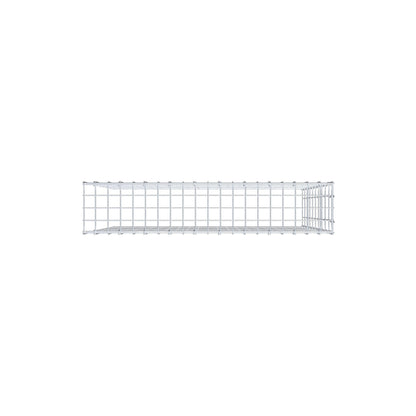 Gabbione aggiuntivo tipo 4 100 cm x 100 cm x 20 cm (L x H x P), maglia 5 cm x 10 cm, anello a C