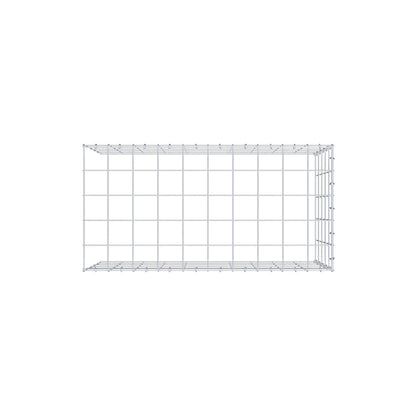 Mounted gabion type 4 100 cm x 50 cm x 50 cm (L x H x D), mesh size 10 cm x 10 cm, C-ring